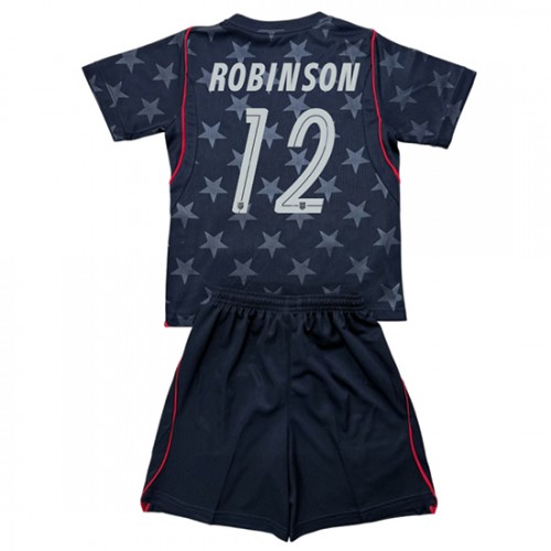 Stroje piłkarskie Stany Zjednoczone Miles Robinson #12 Koszulka Wyjazdowej dla dzieci MŚ 2026 Krótki Rękaw (+ szorty)